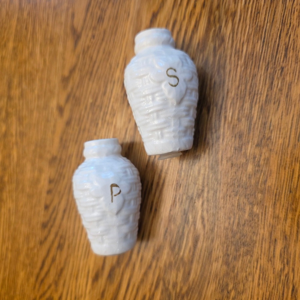 Replacement Ceramic Donkey Salt and Pepper Shakers Jug Vintage Farmhouse